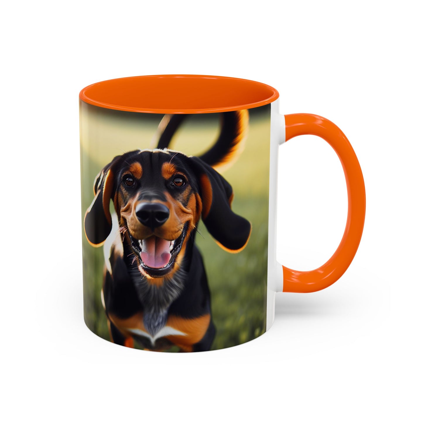 Black and Tan Coonhound Accent Coffee Mug - Perfect Gift for Dog Lovers