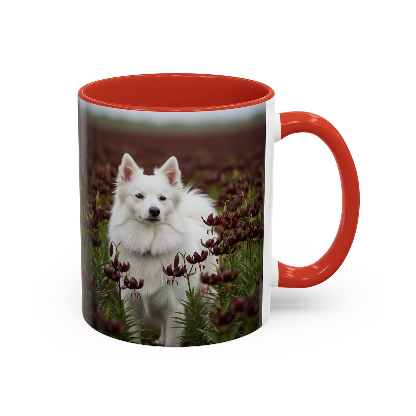American Eskimo Dog Accent Coffee Mug - Perfect Gift for Dog Lovers