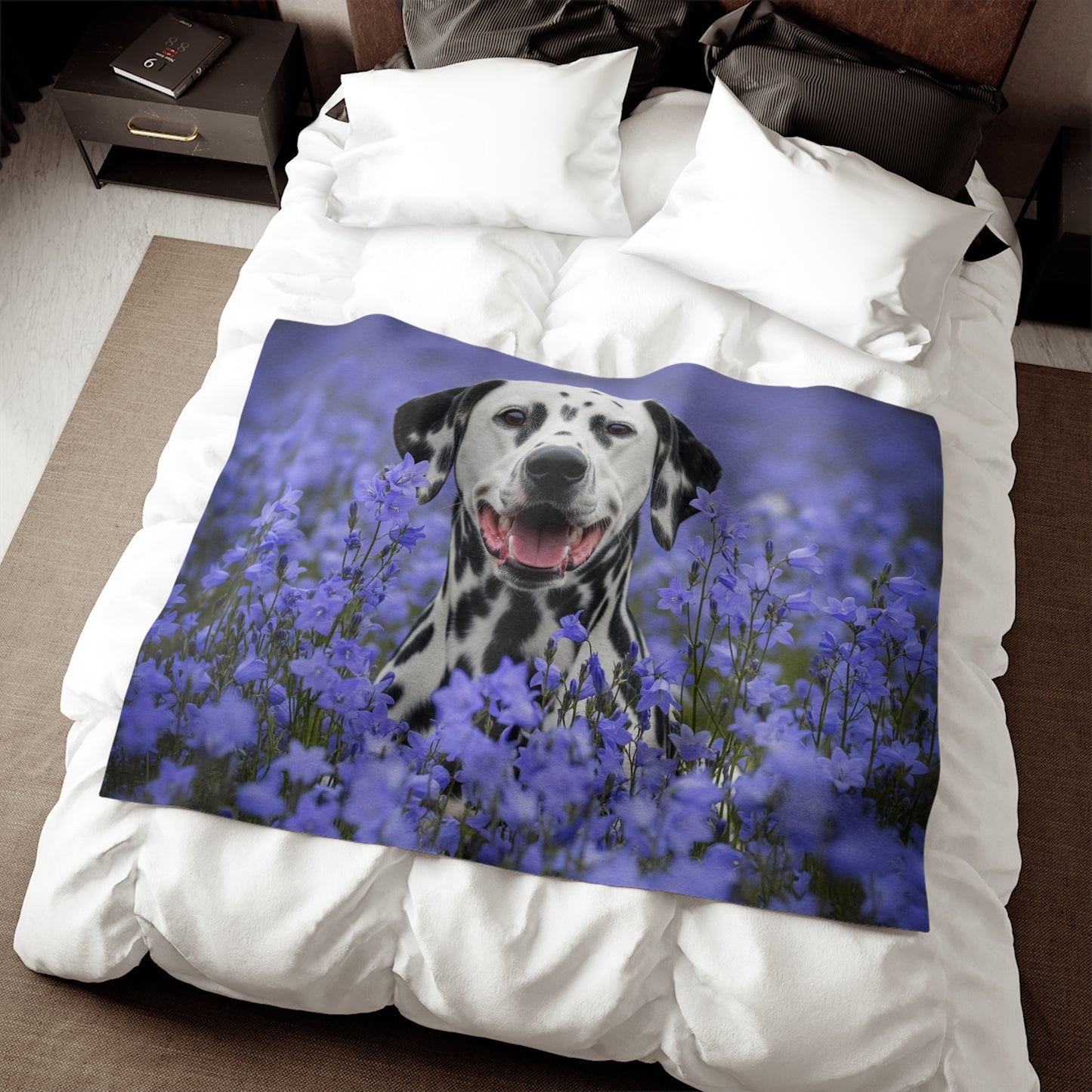 Dalmatian Sweatshirt Blanket