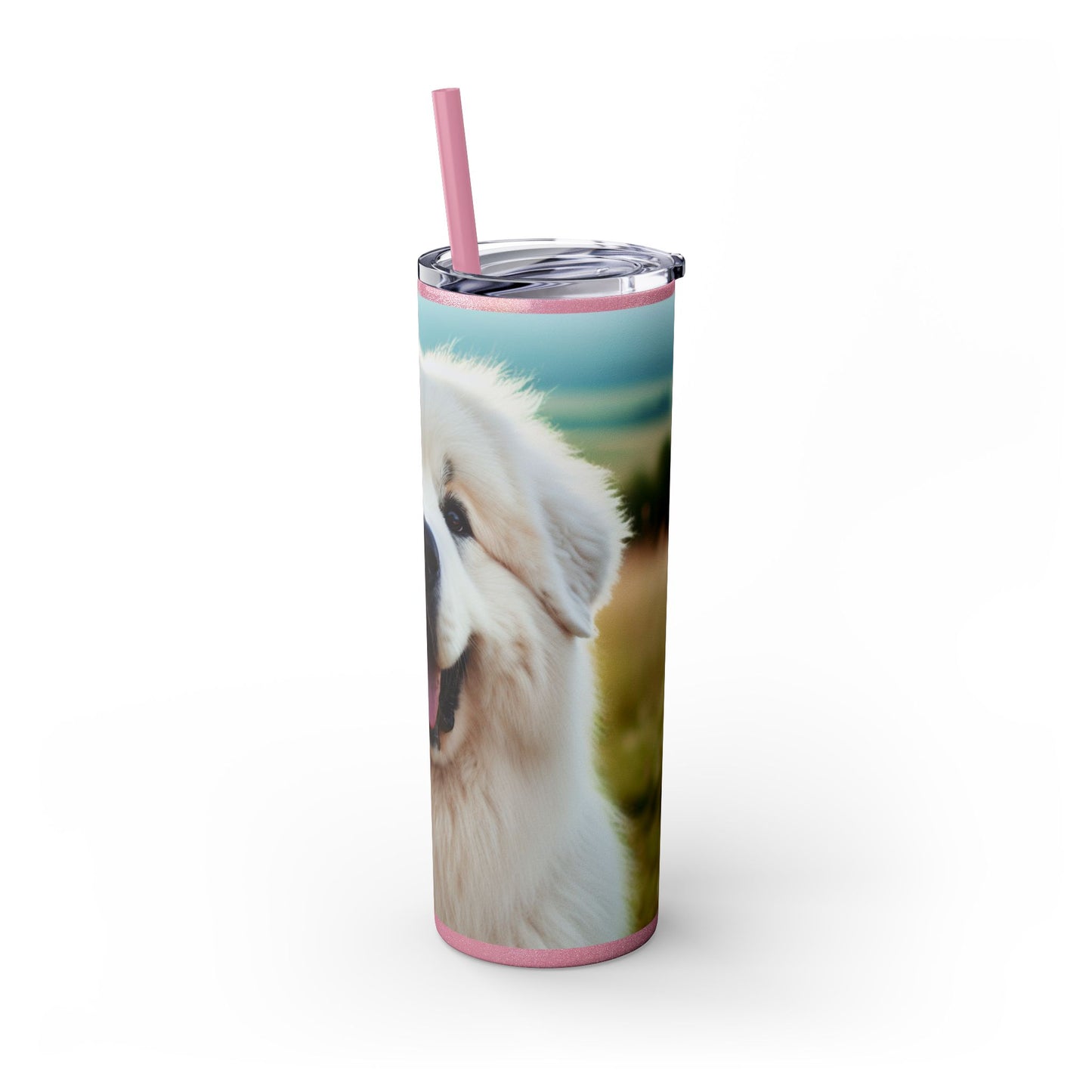 Great Pyrenees Tumbler with Straw, 20oz