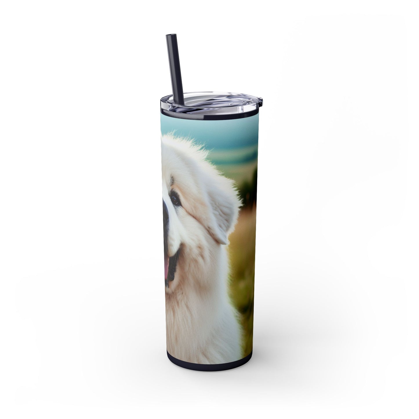 Great Pyrenees Tumbler with Straw, 20oz