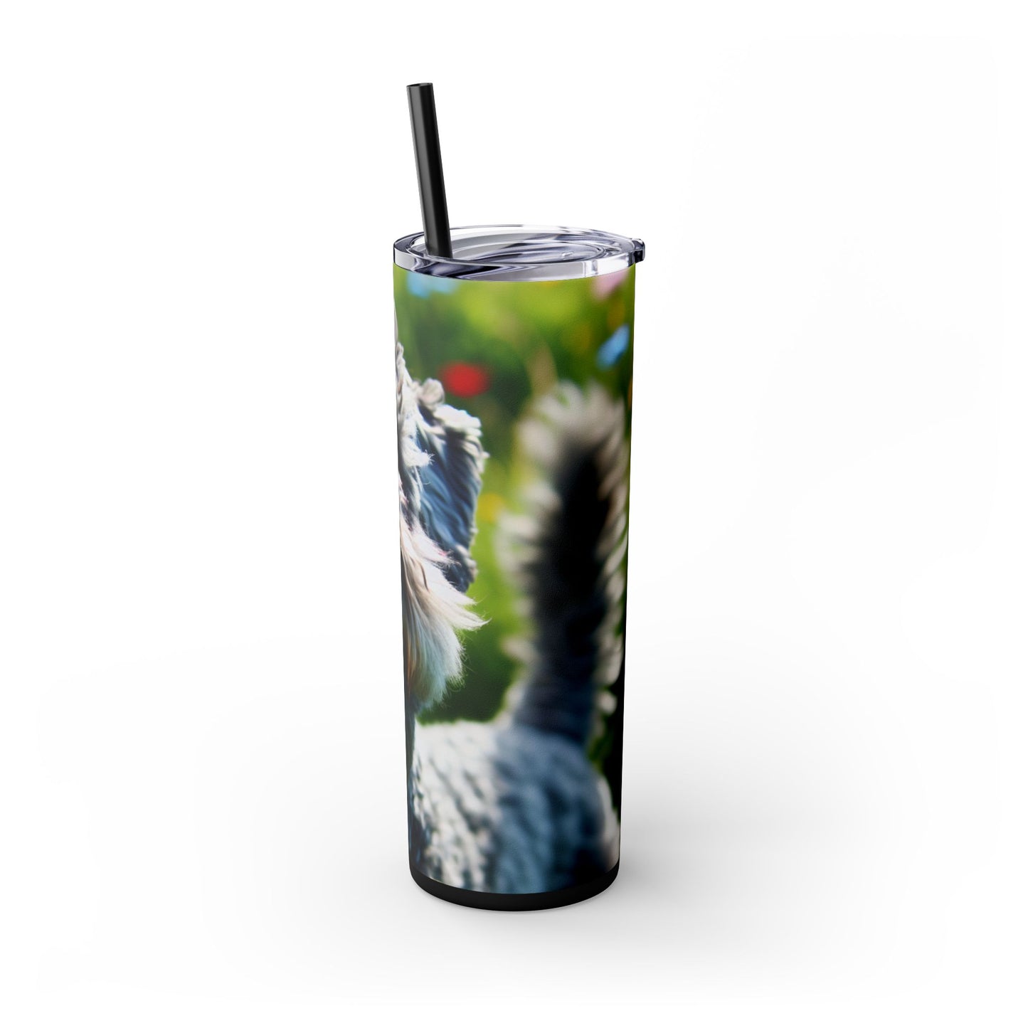 Kerry Blue Terrier Tumbler with Straw, 20oz