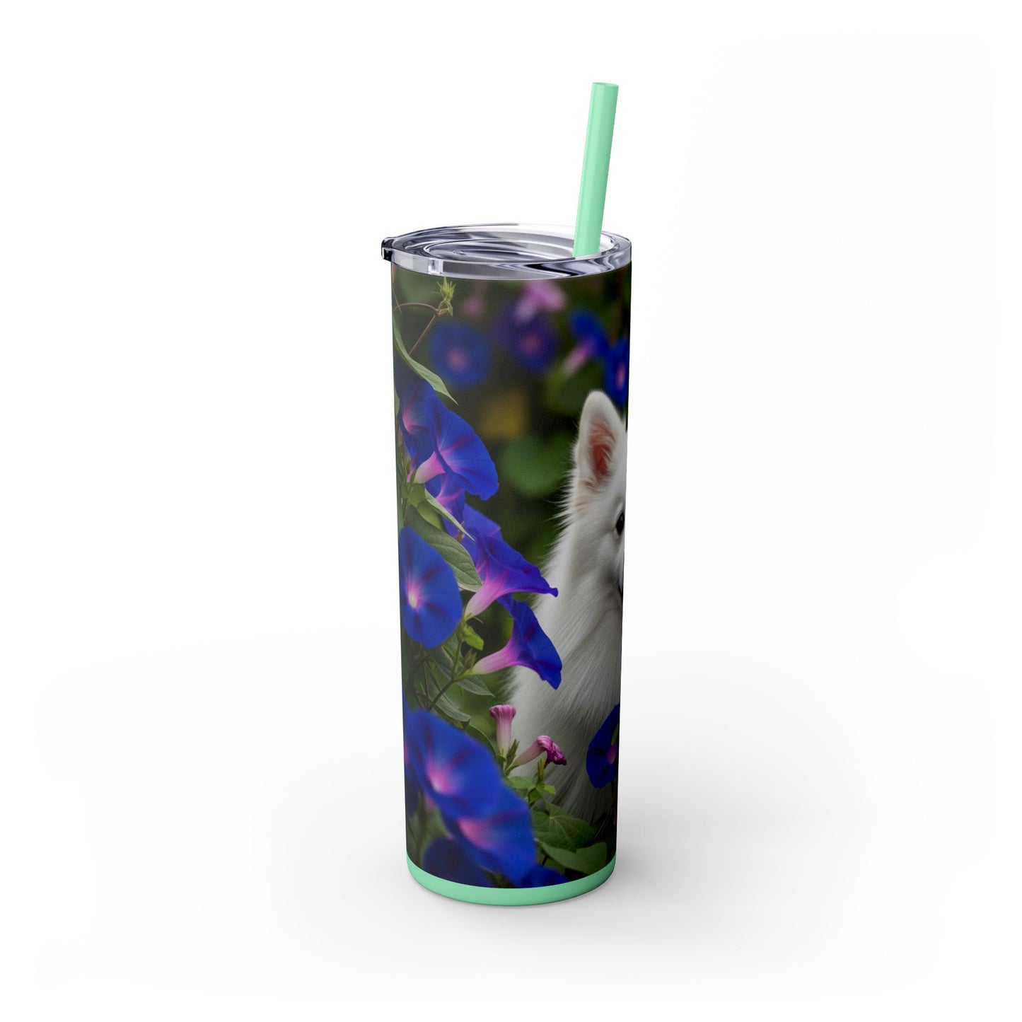 Japanese Spitz Tumbler with Straw, 20oz