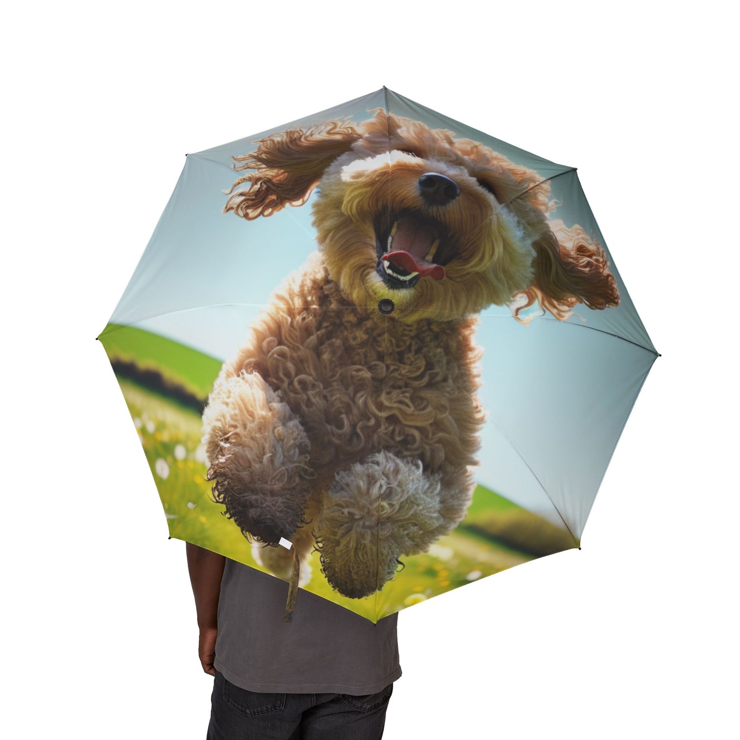 Spoodle Semi-Automatic Foldable Umbrella