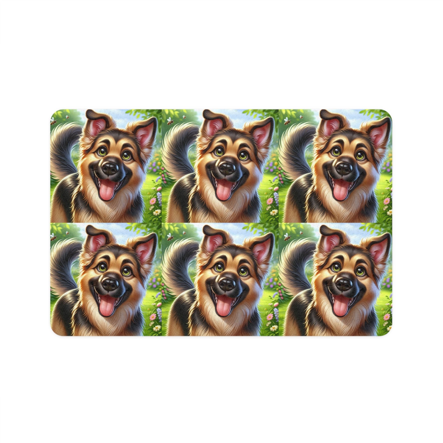 Pet Food Mat (12x18) - German Shepherd