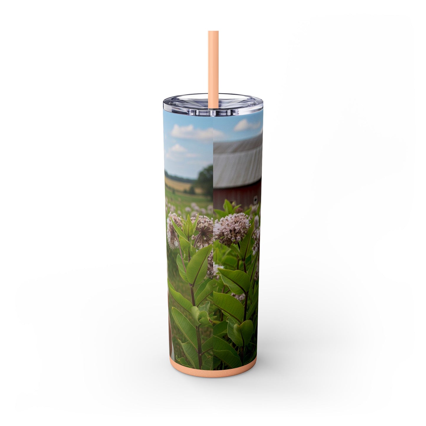 Rat Terrier Tumbler with Straw, 20oz