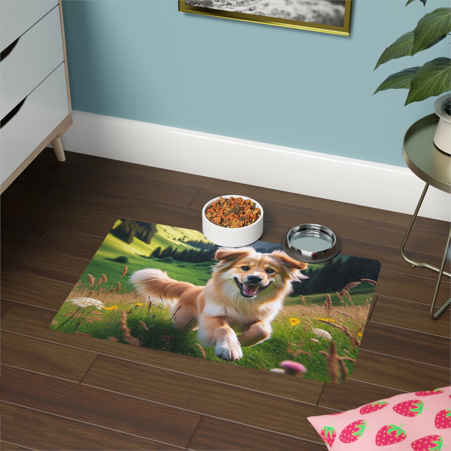 Pet Food Mat (12x18) - Romanian Carpathian Shepherd