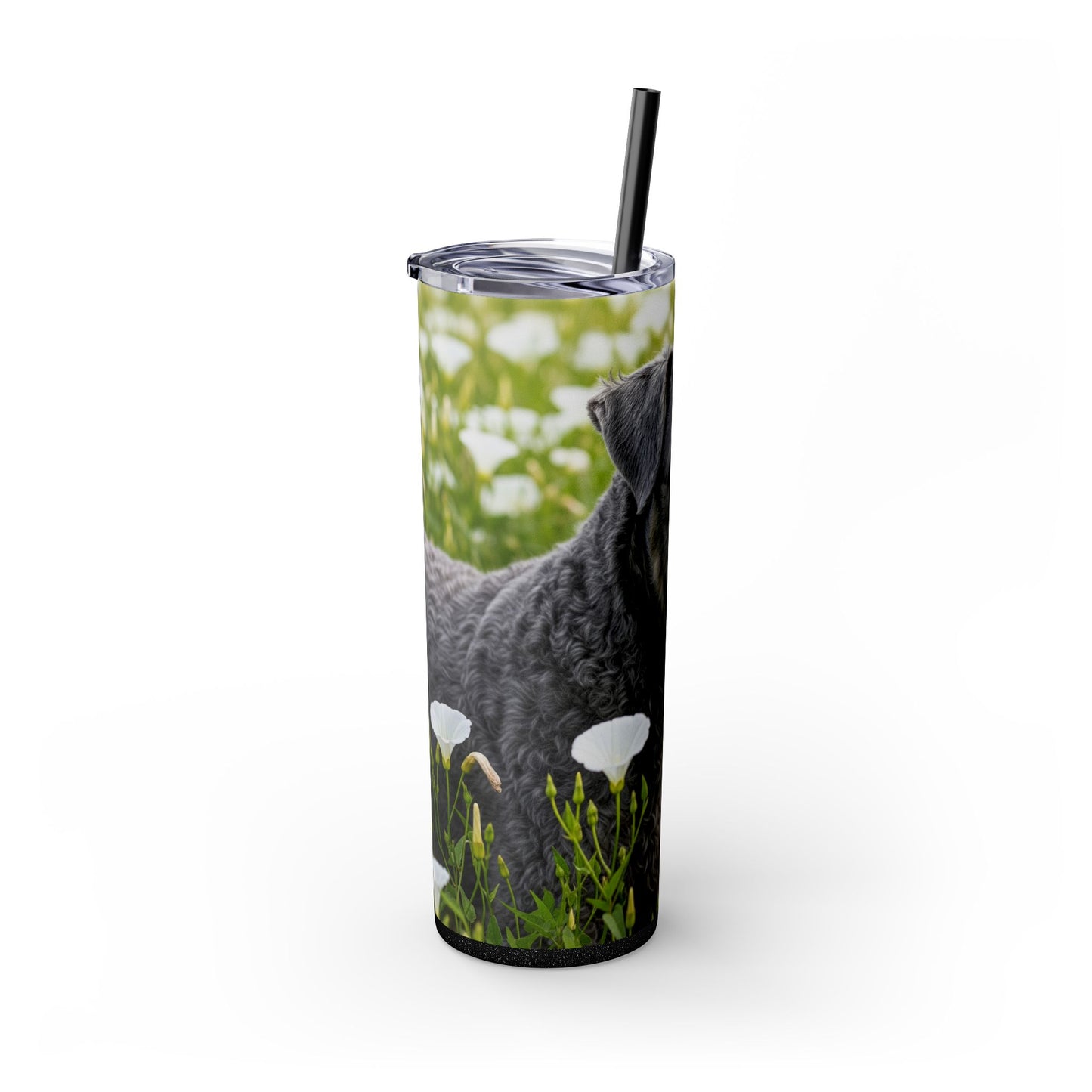 Kerry Blue Terrier Tumbler with Straw, 20oz