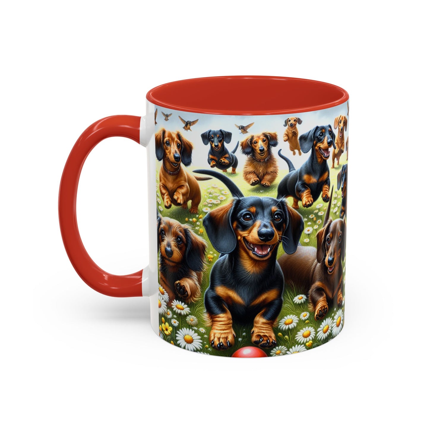 Dachshund Accent Coffee Mug - Perfect Gift for Dog Lovers