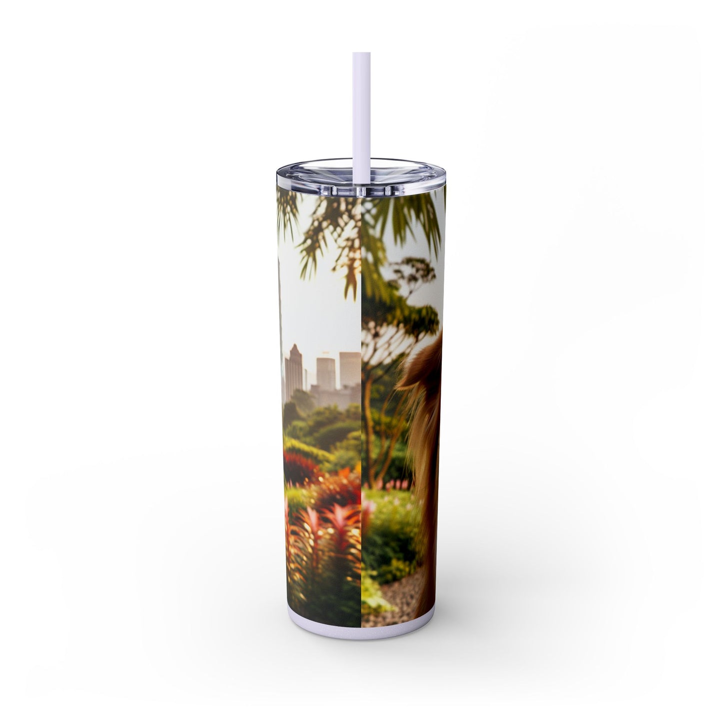 Taiwan Dog Tumbler with Straw, 20oz
