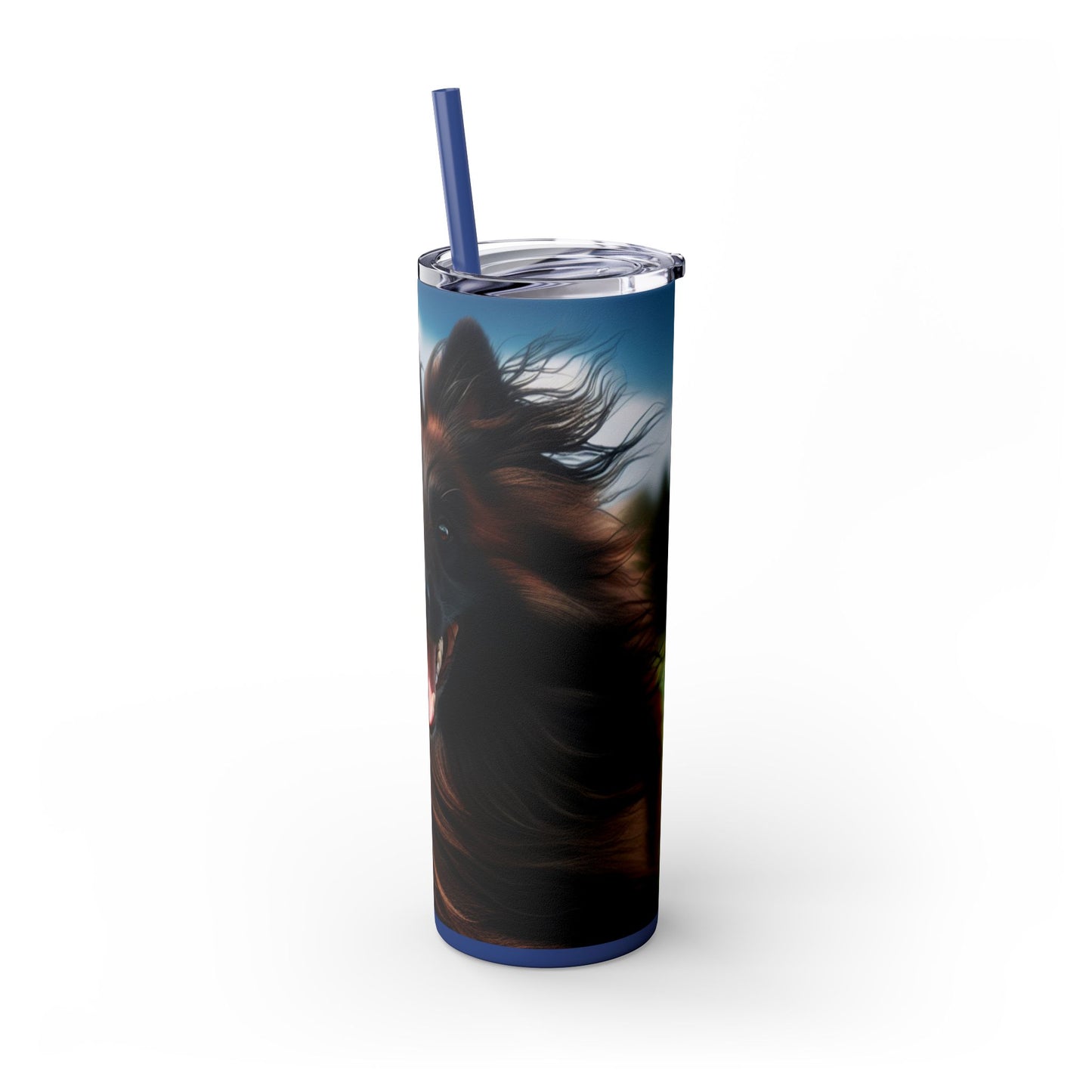 Belgian Shepherd Dog Tervuren Tumbler with Straw, 20oz