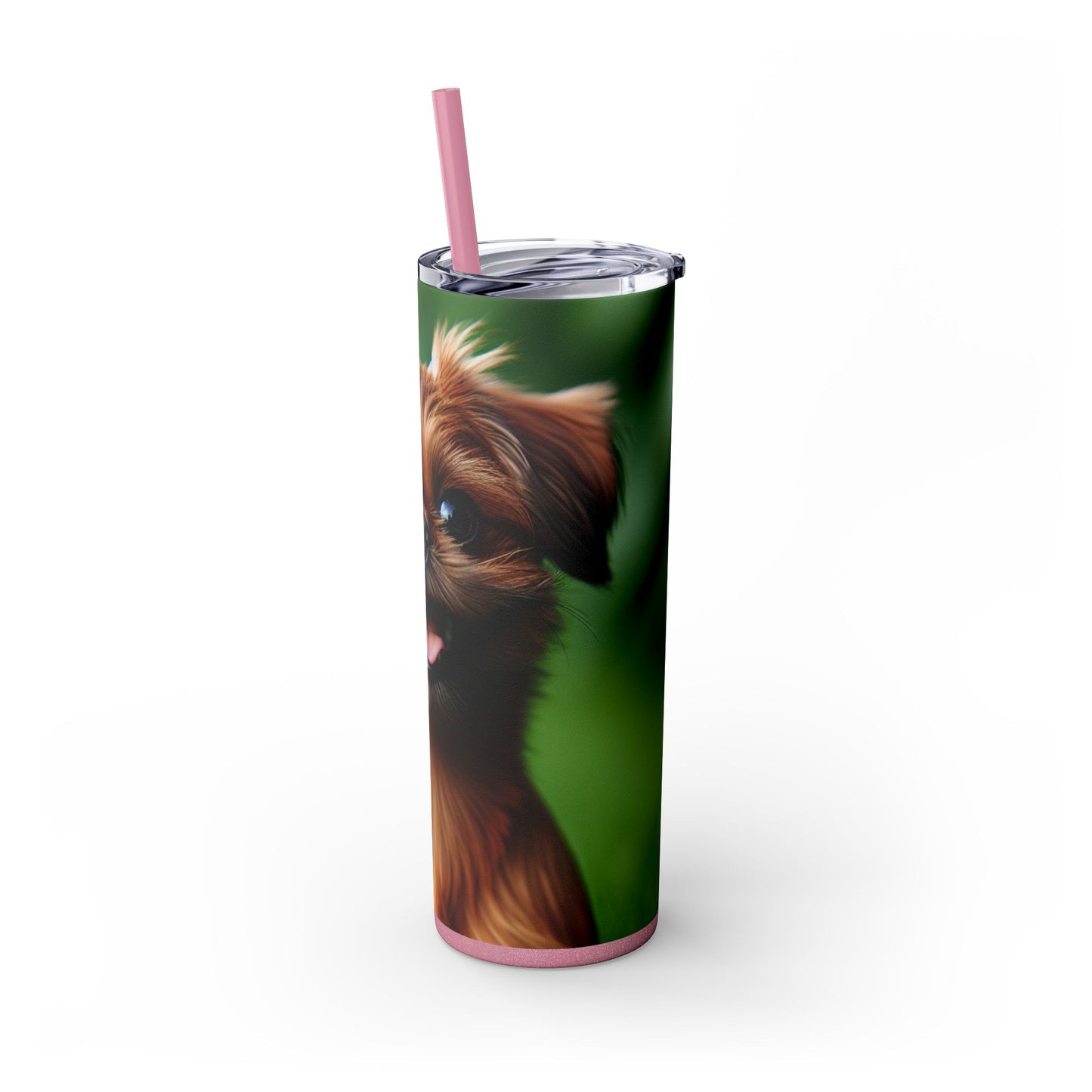 Brussels Griffon Tumbler with Straw, 20oz