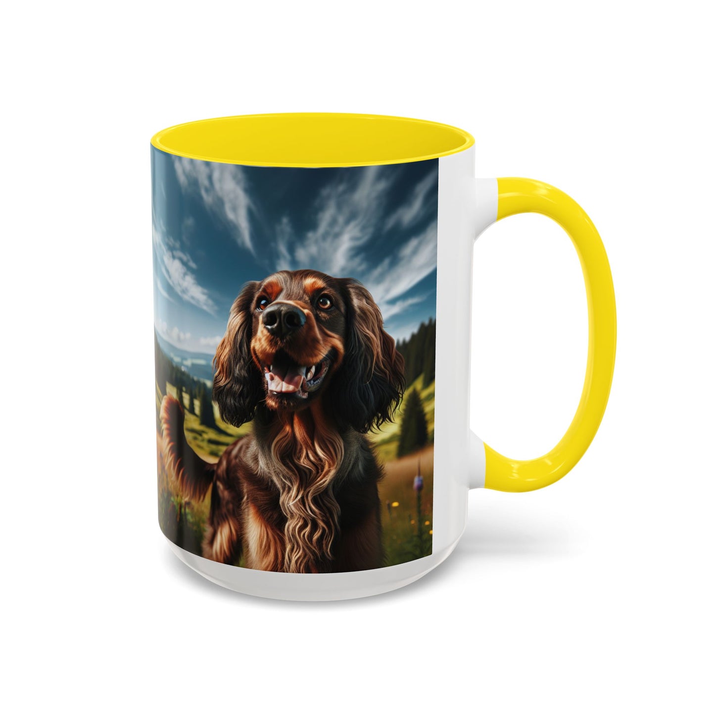 Deutscher Wachtelhund Accent Coffee Mug - Perfect Gift for Dog Lovers