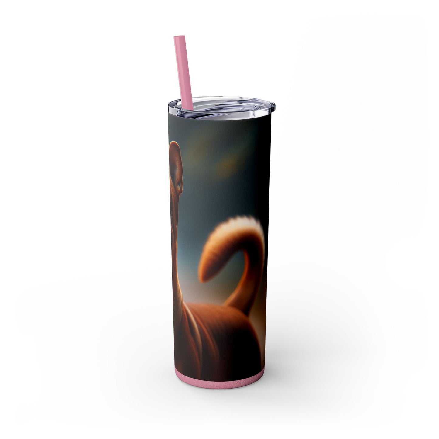 Gobelet isotherme de Chongqing (Chine) avec paille, 590 ml (20 oz).