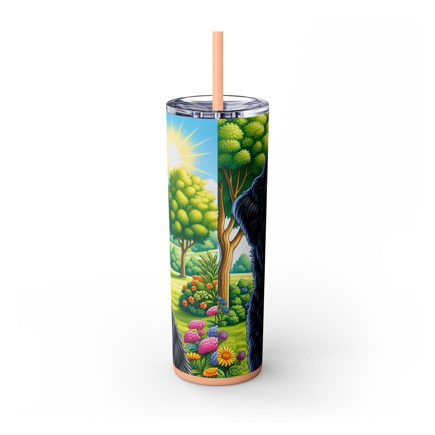 Bouvier des Flandres Tumbler with Straw, 20oz