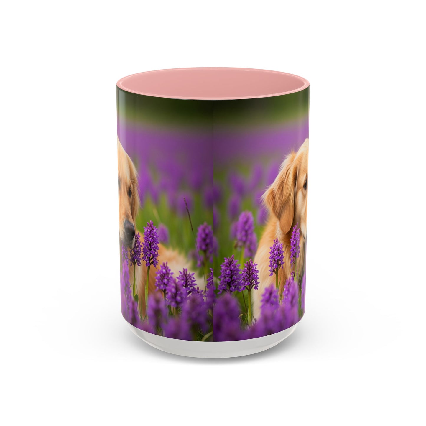 Golden Retriever Accent Coffee Mug - Perfect Gift for Dog Lovers