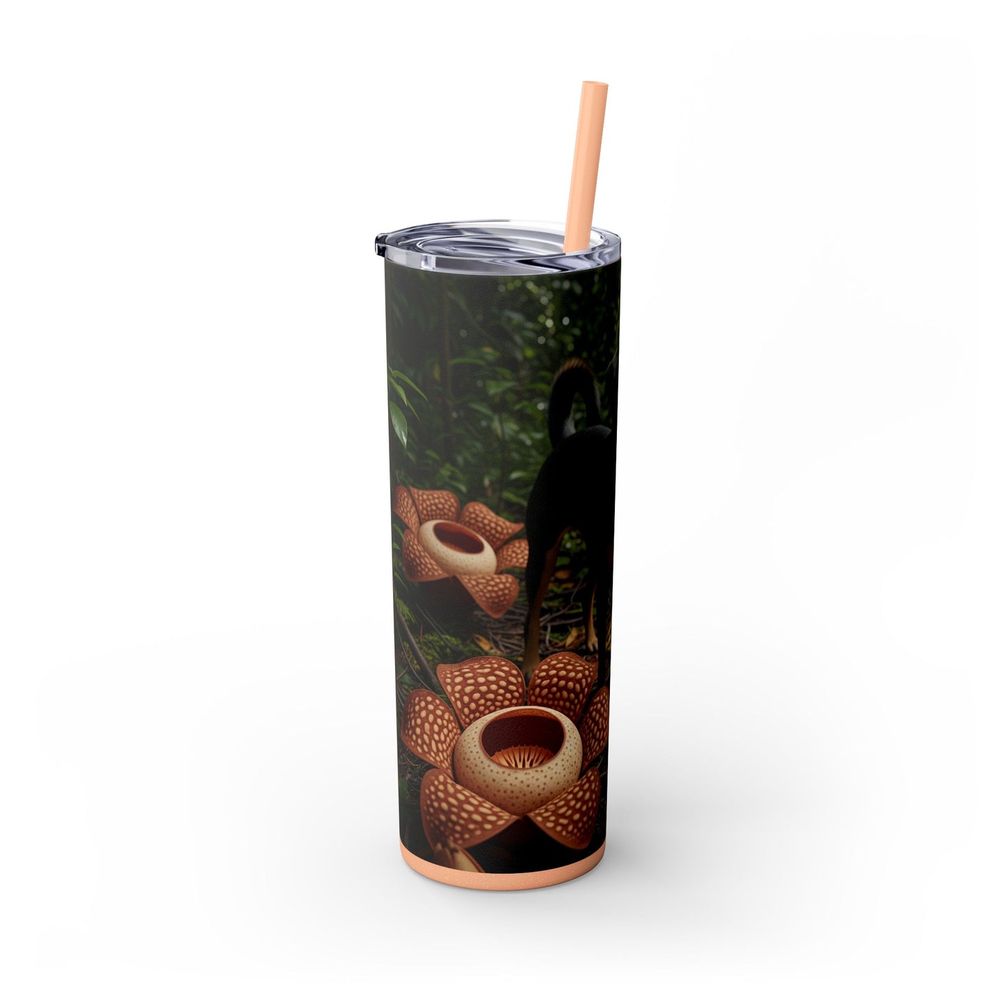 Telomian Skinny Tumbler with Straw, 20oz