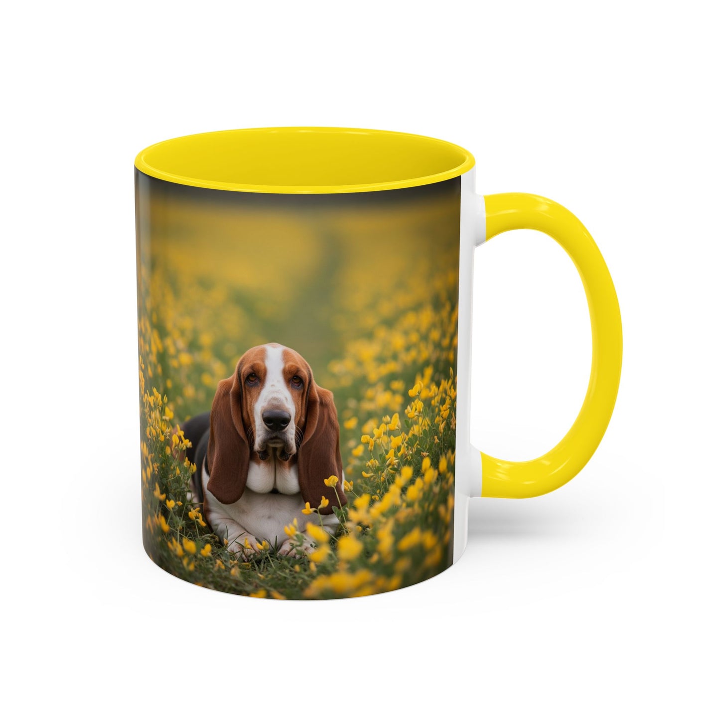 Basset Hound Accent Coffee Mug - Perfect Gift for Dog Lovers