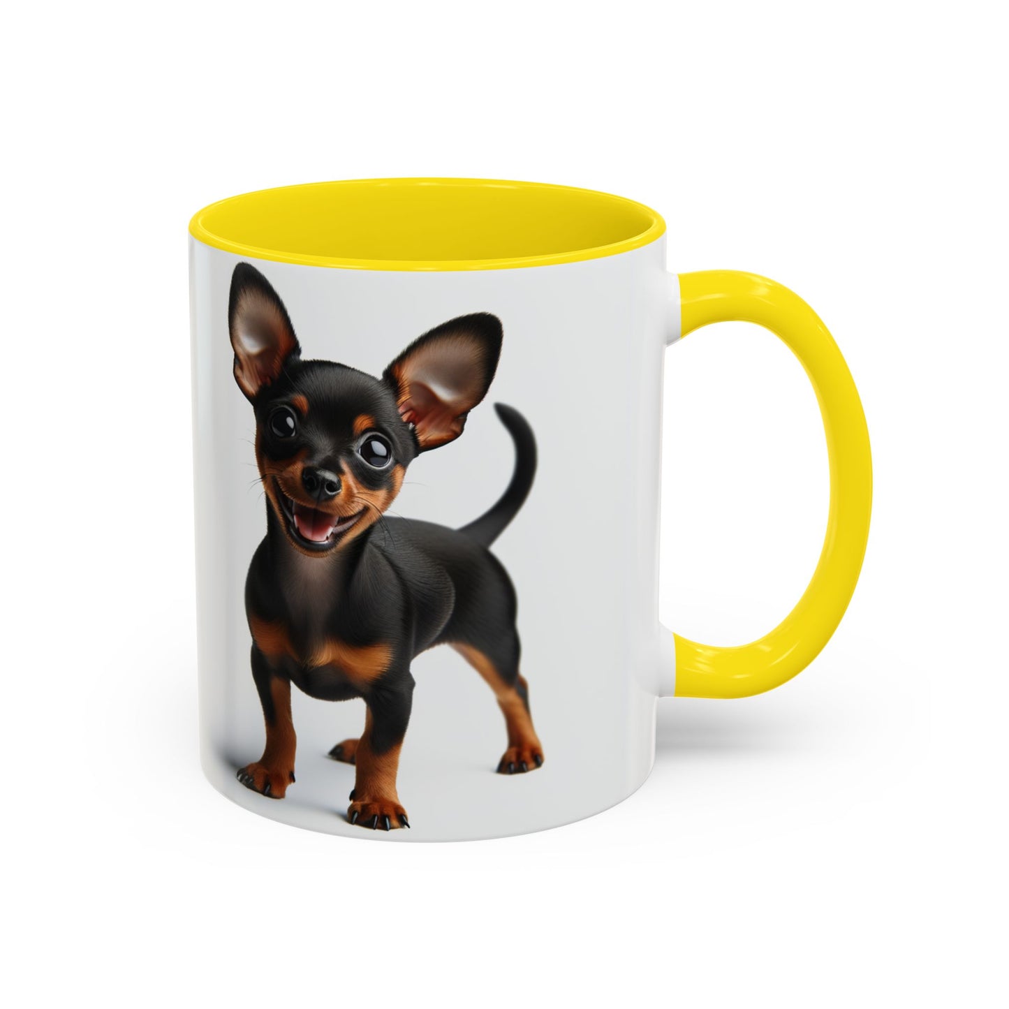 Miniature Pinscher Accent Coffee Mug - Perfect Gift for Dog Lovers