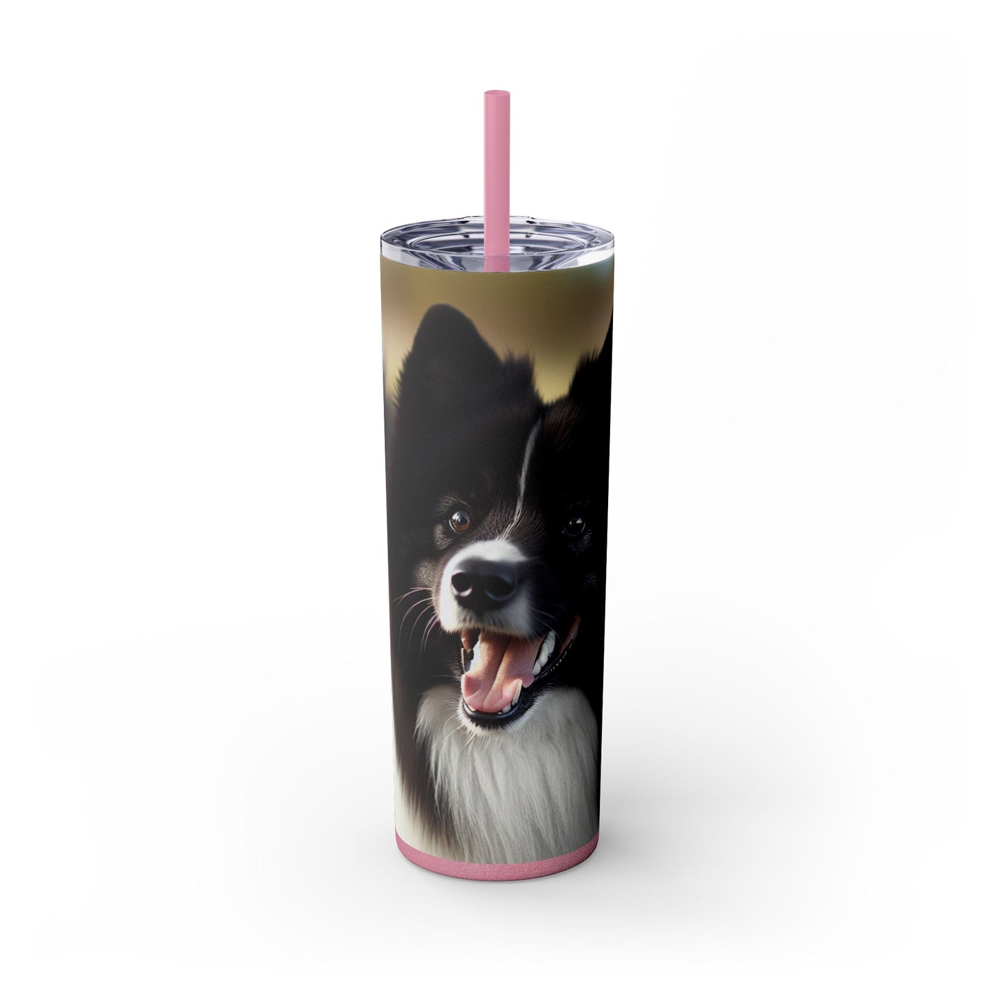 Karelian Bear Dog Tumbler with Straw, 20oz