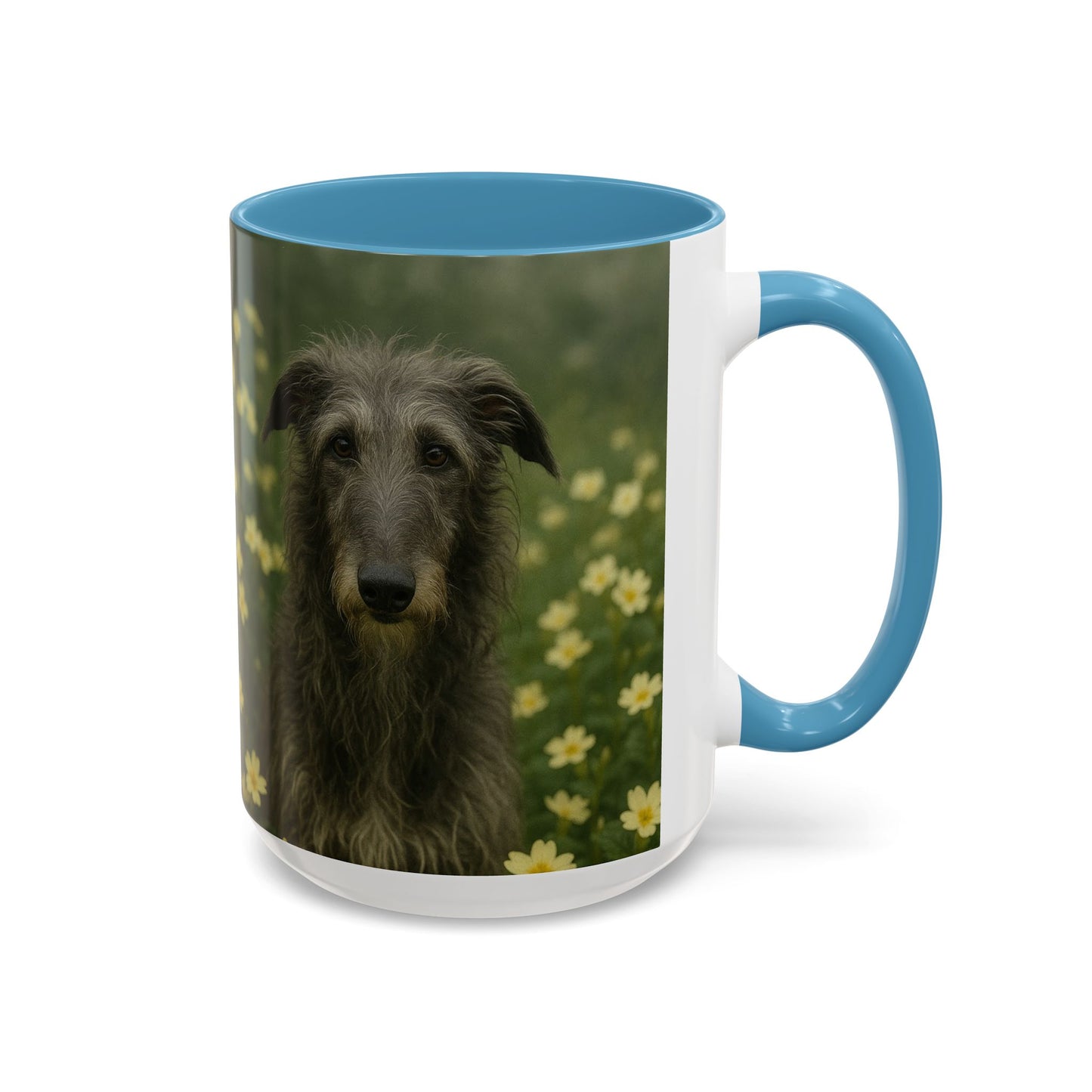 Scottish Deerhound Accent Coffee Mug - Perfect Gift for Dog Lovers