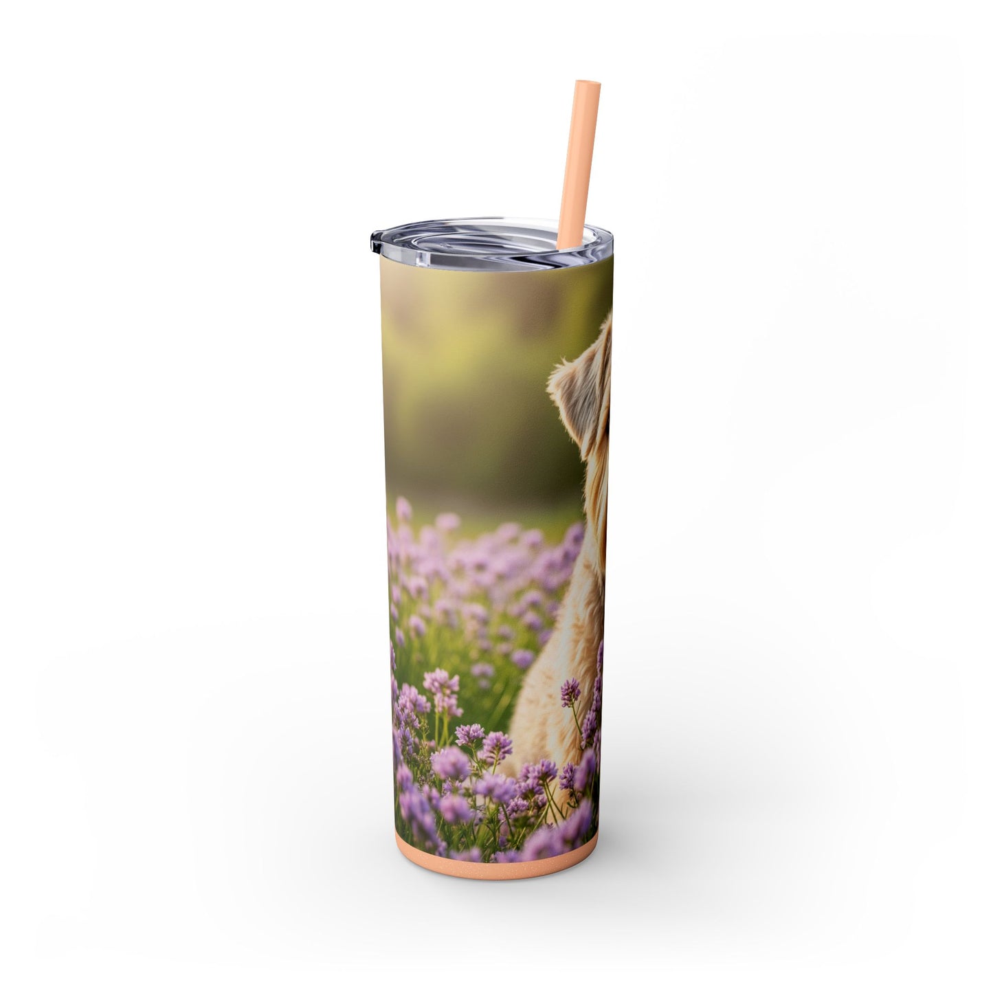 Soft Coated Wheaten Terrier Tumbler with Straw, 20oz
