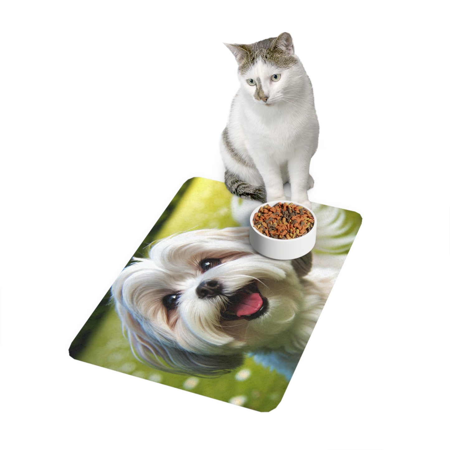 Pet Food Mat (12x18) - Shihmalt