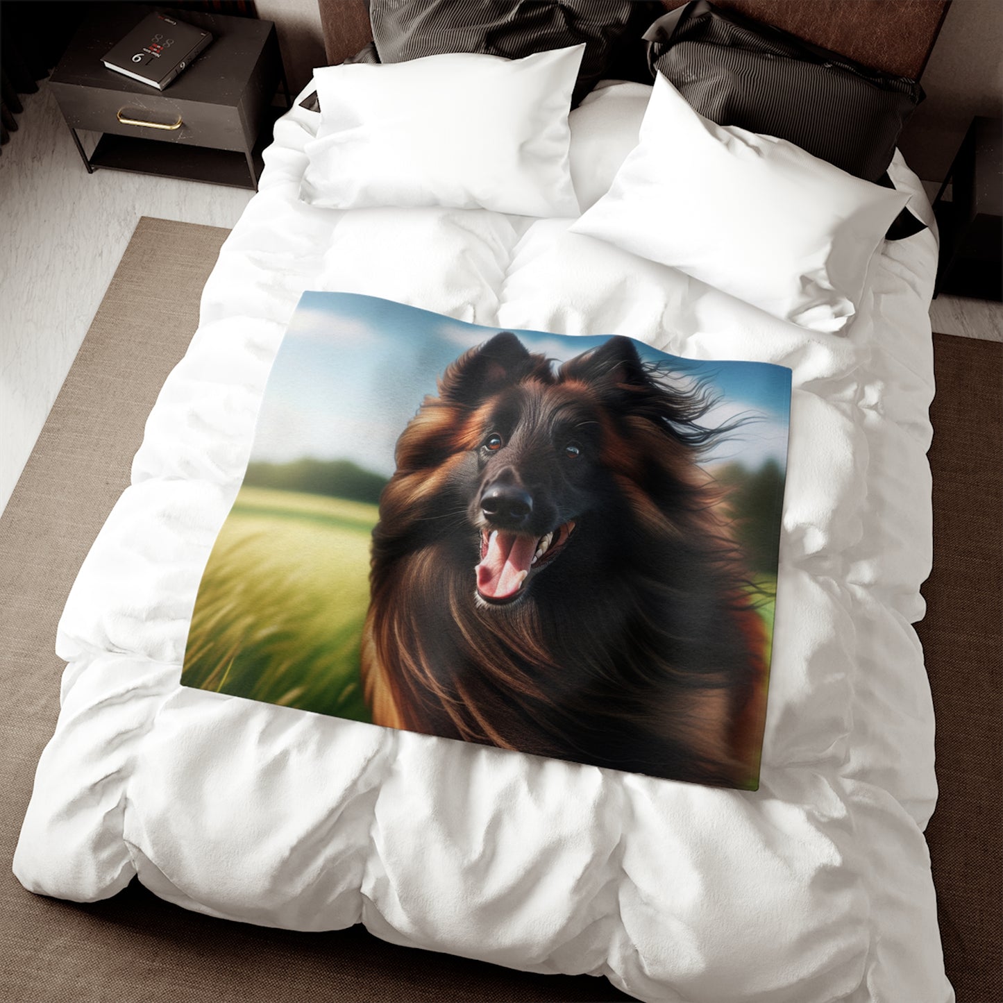 Belgian Shepherd Dog Tervuren Sweatshirt Blanket