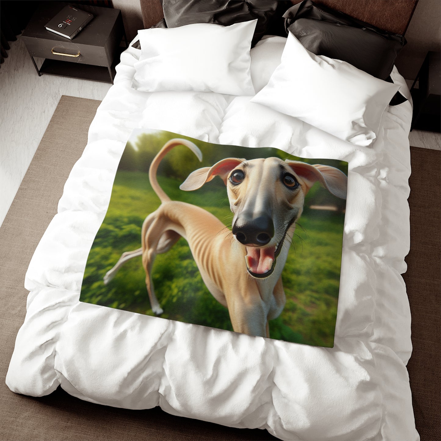 Sloughi Sweatshirt Blanket