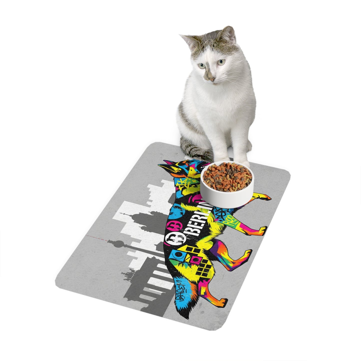Pet Food Mat (12x18) - German Shepherd