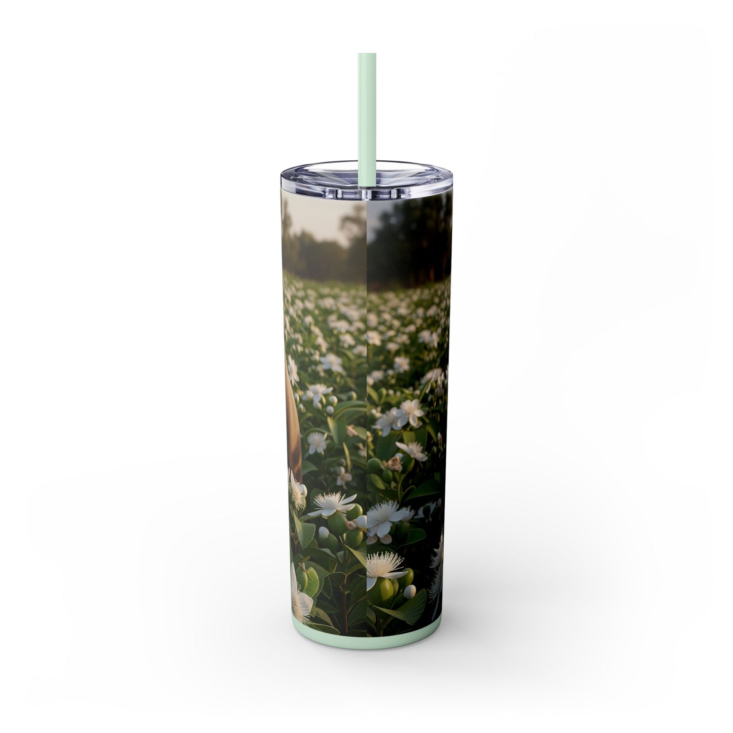 Bully Kutta Skinny Tumbler with Straw, 20oz