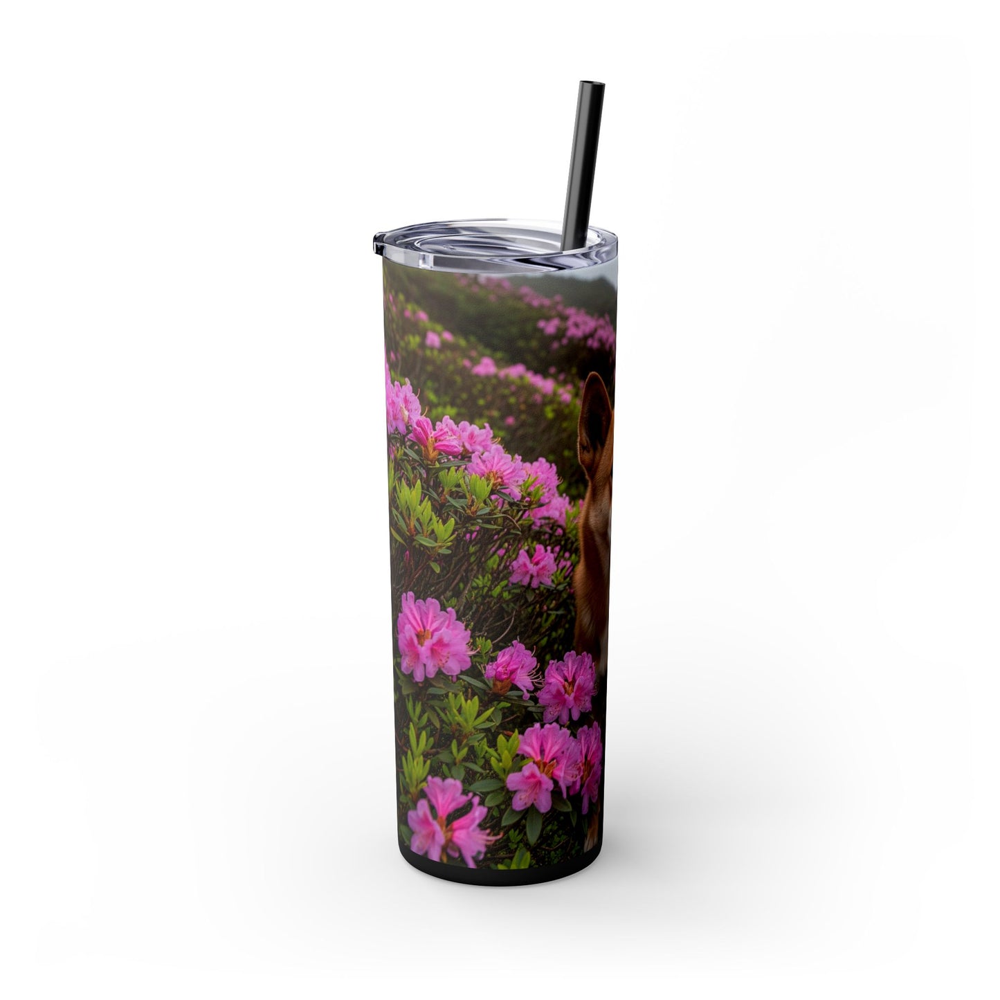 Taiwan Dog Tumbler with Straw, 20oz