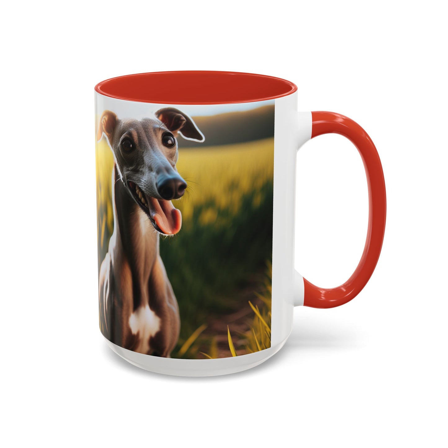 Greyhound Accent Coffee Mug - Perfect Gift for Dog Lovers