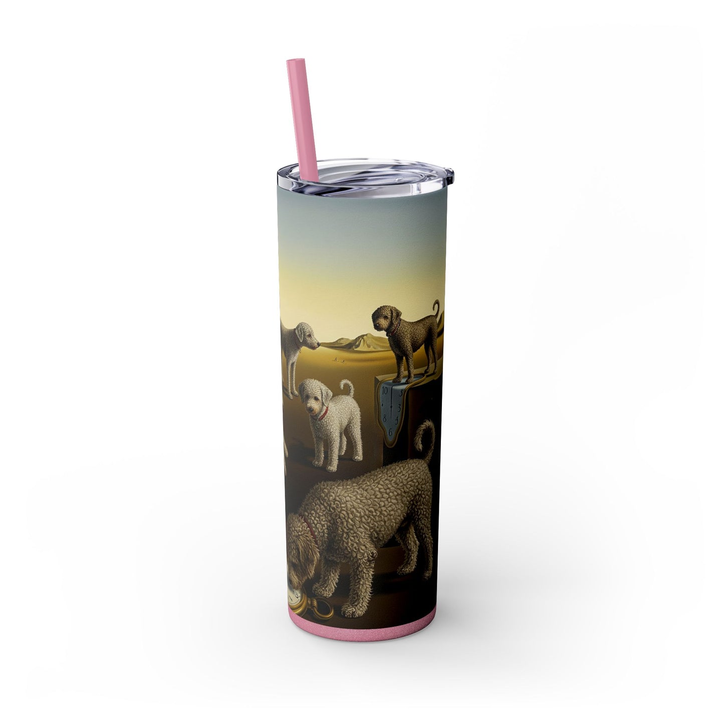 Spanish Water Dog Tumbler with Straw, 20oz