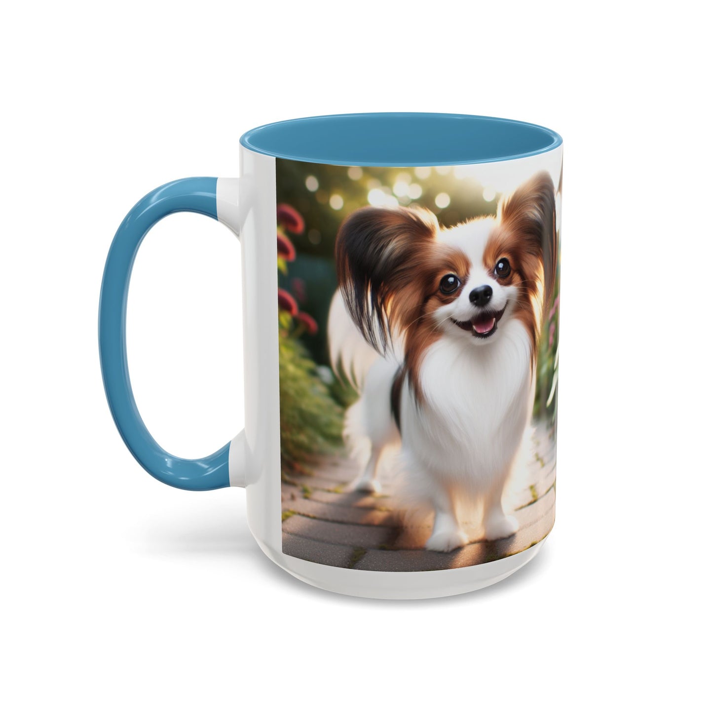 Papillon Accent Coffee Mug - Perfect Gift for Dog Lovers