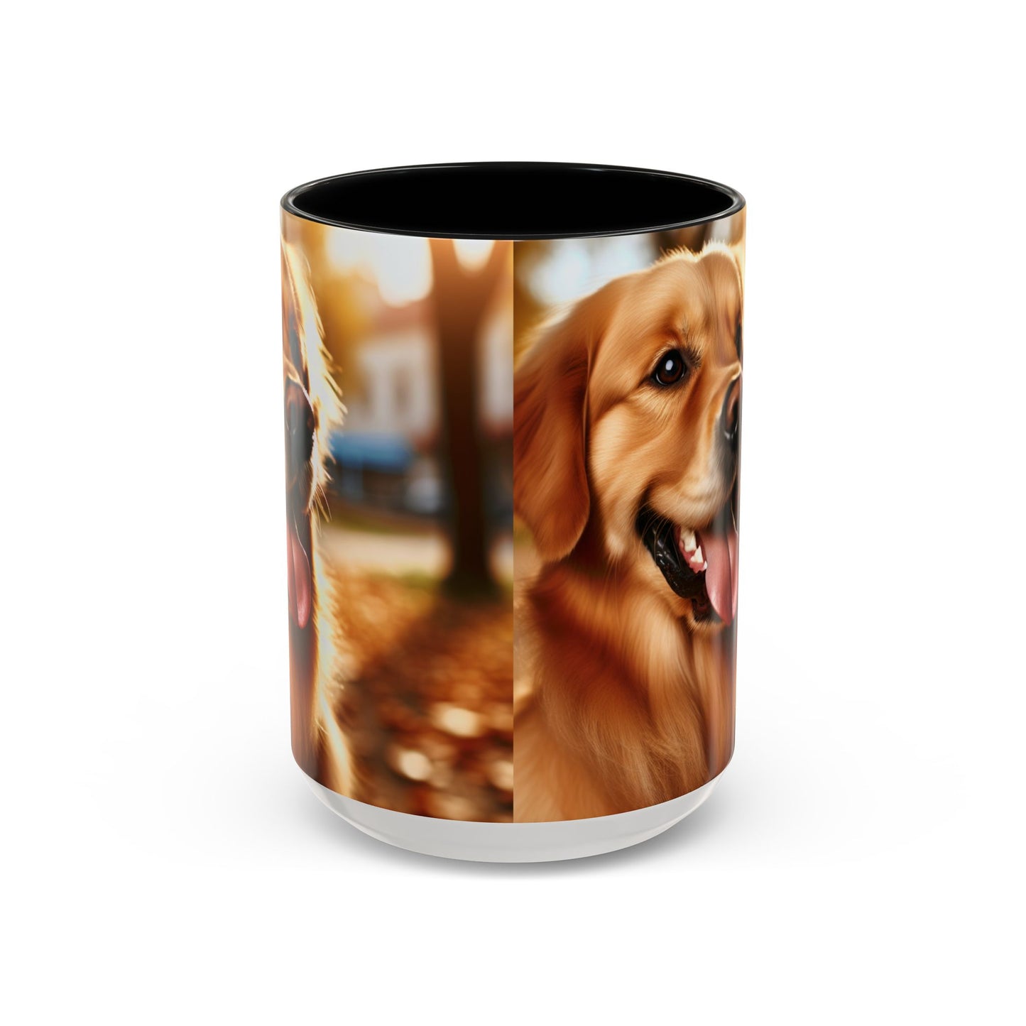 Golden Retriever Accent Coffee Mug - Perfect Gift for Dog Lovers
