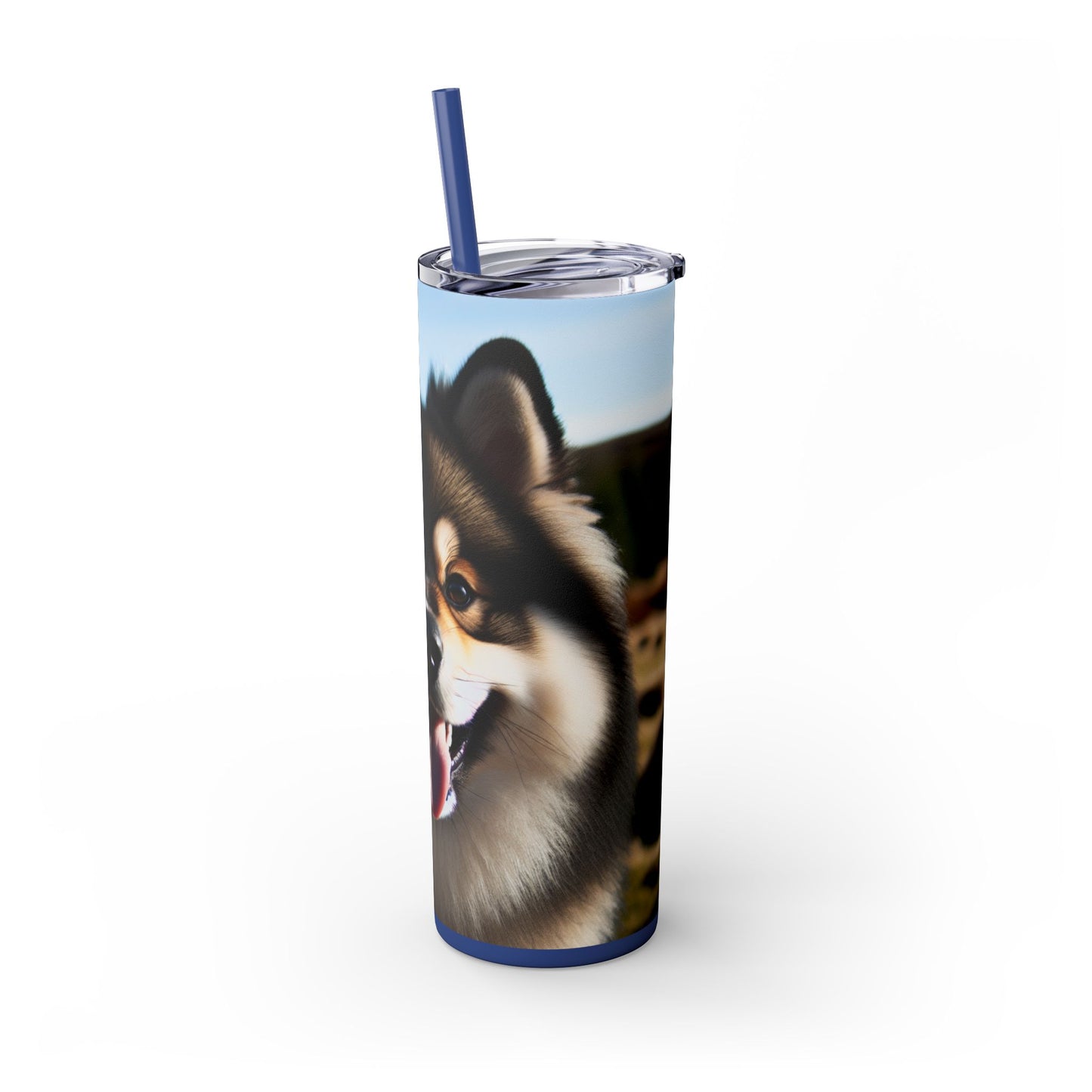 Norwegian Buhund Tumbler with Straw, 20oz