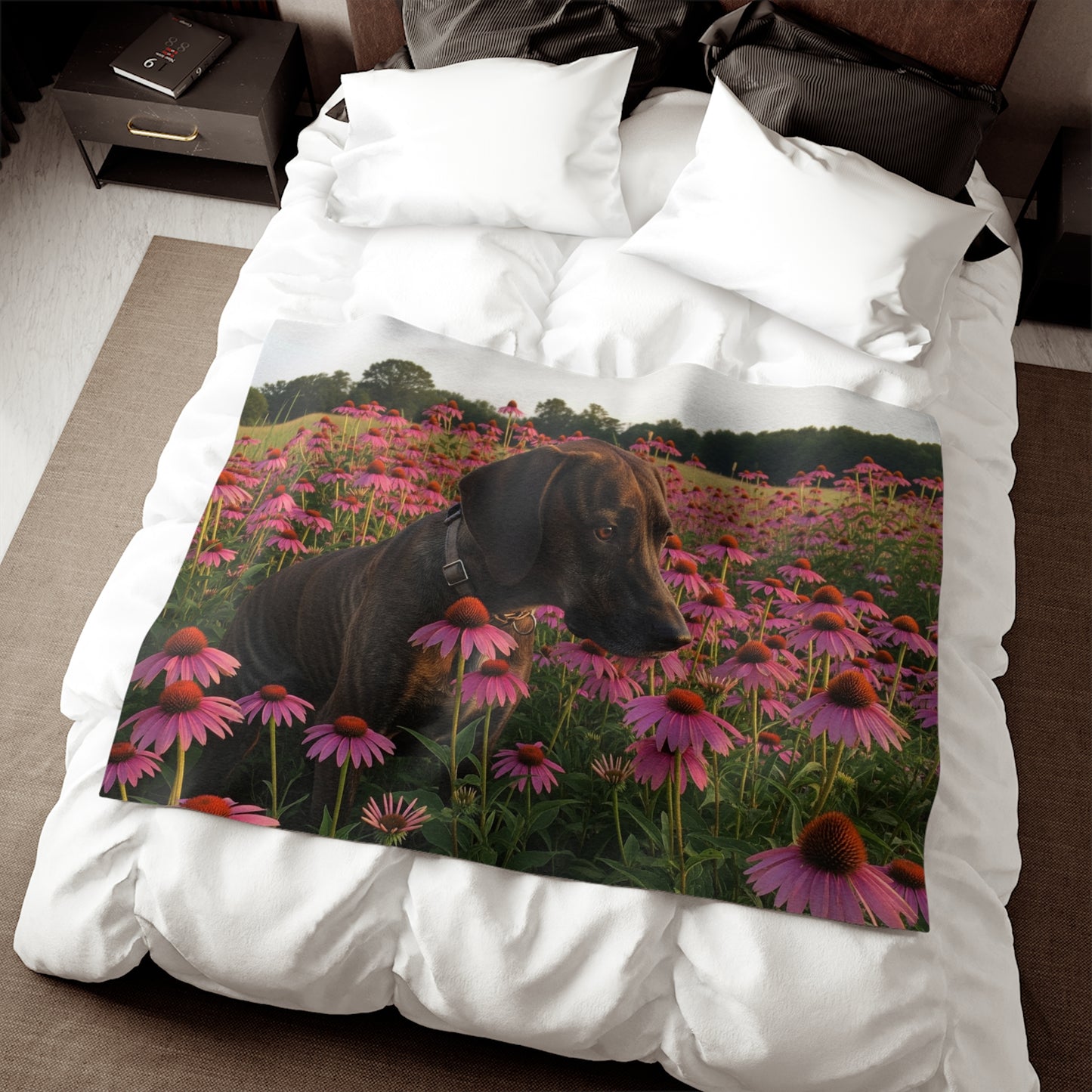 Treeing Tennessee Brindle Sweatshirt Blanket