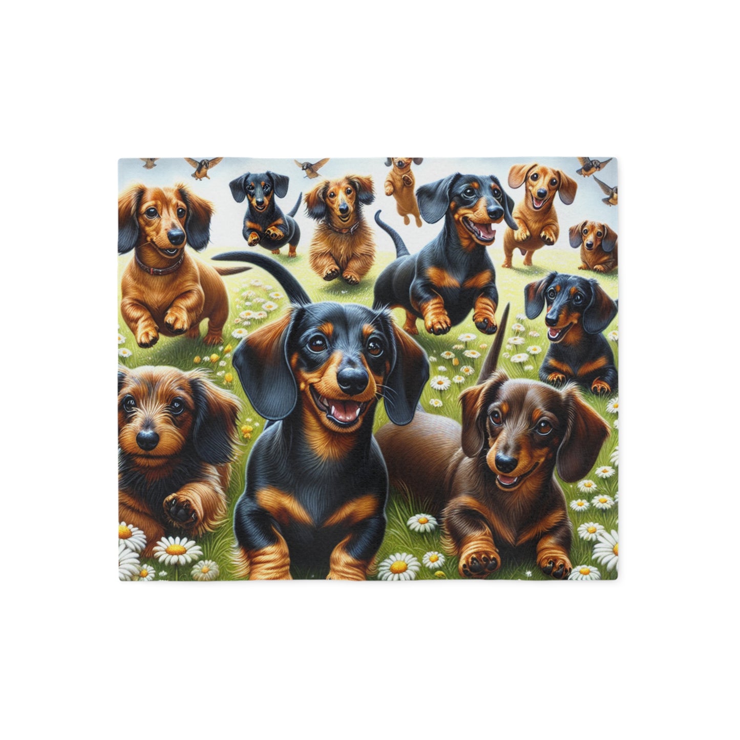 Dachshund Sweatshirt Blanket