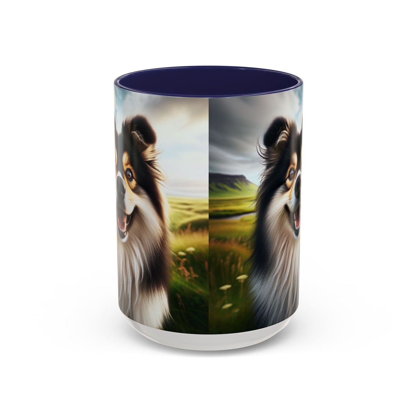 Icelandic Sheepdog Accent Coffee Mug - Perfect Gift for Dog Lovers