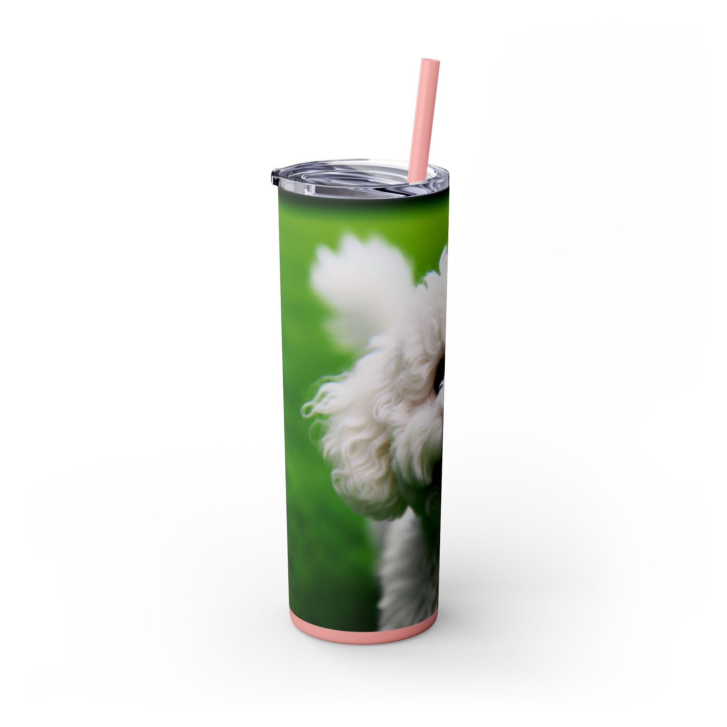 Bichonpoo Tumbler with Straw, 20oz