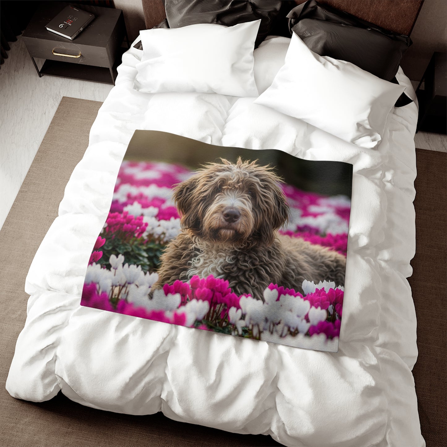 Bergamasco Sheepdog Sweatshirt Blanket