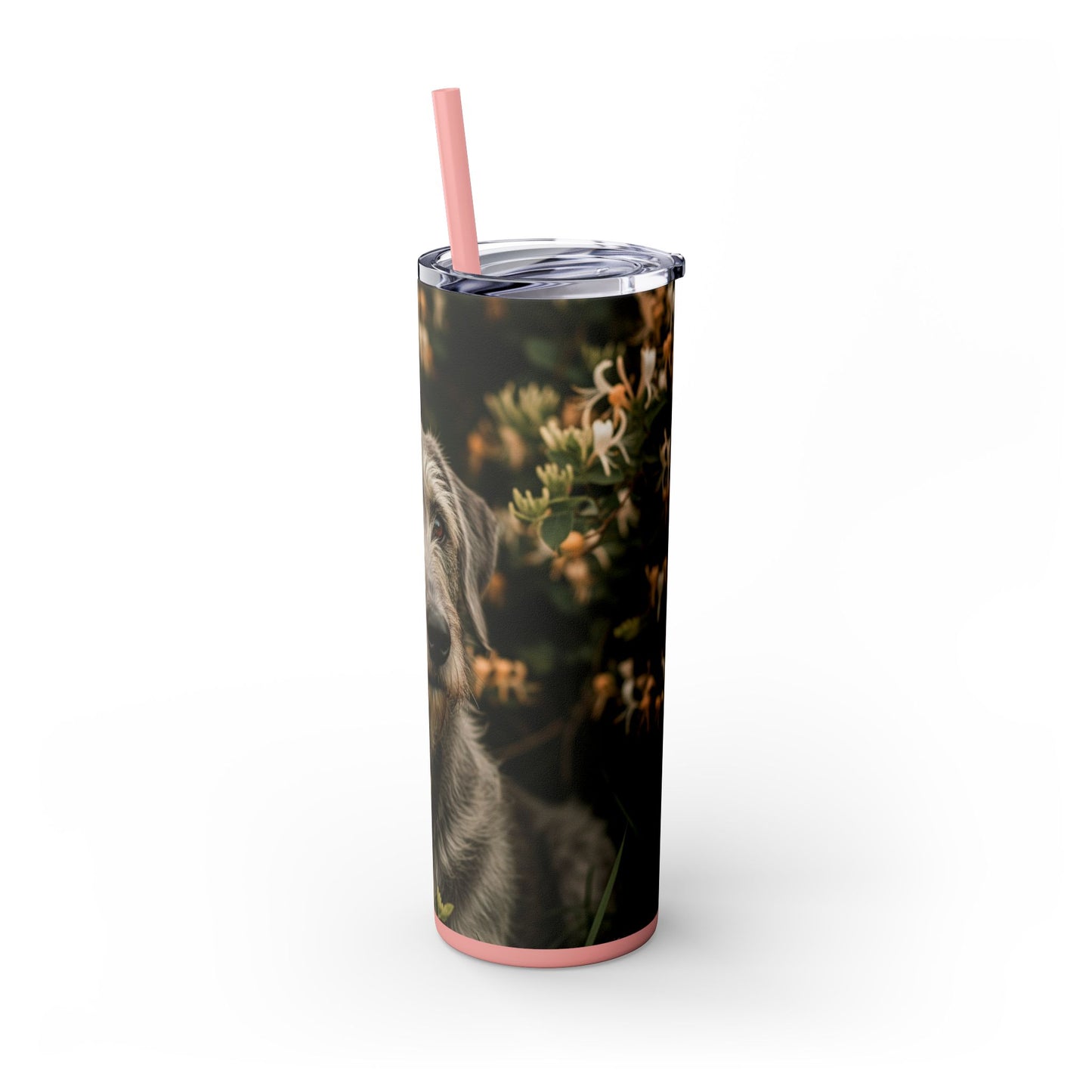 Otterhound Skinny Tumbler with Straw, 20oz