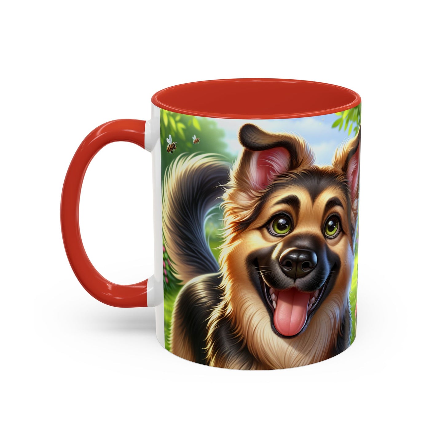 German Shepherd Accent Coffee Mug - Perfect Gift for Dog Lovers