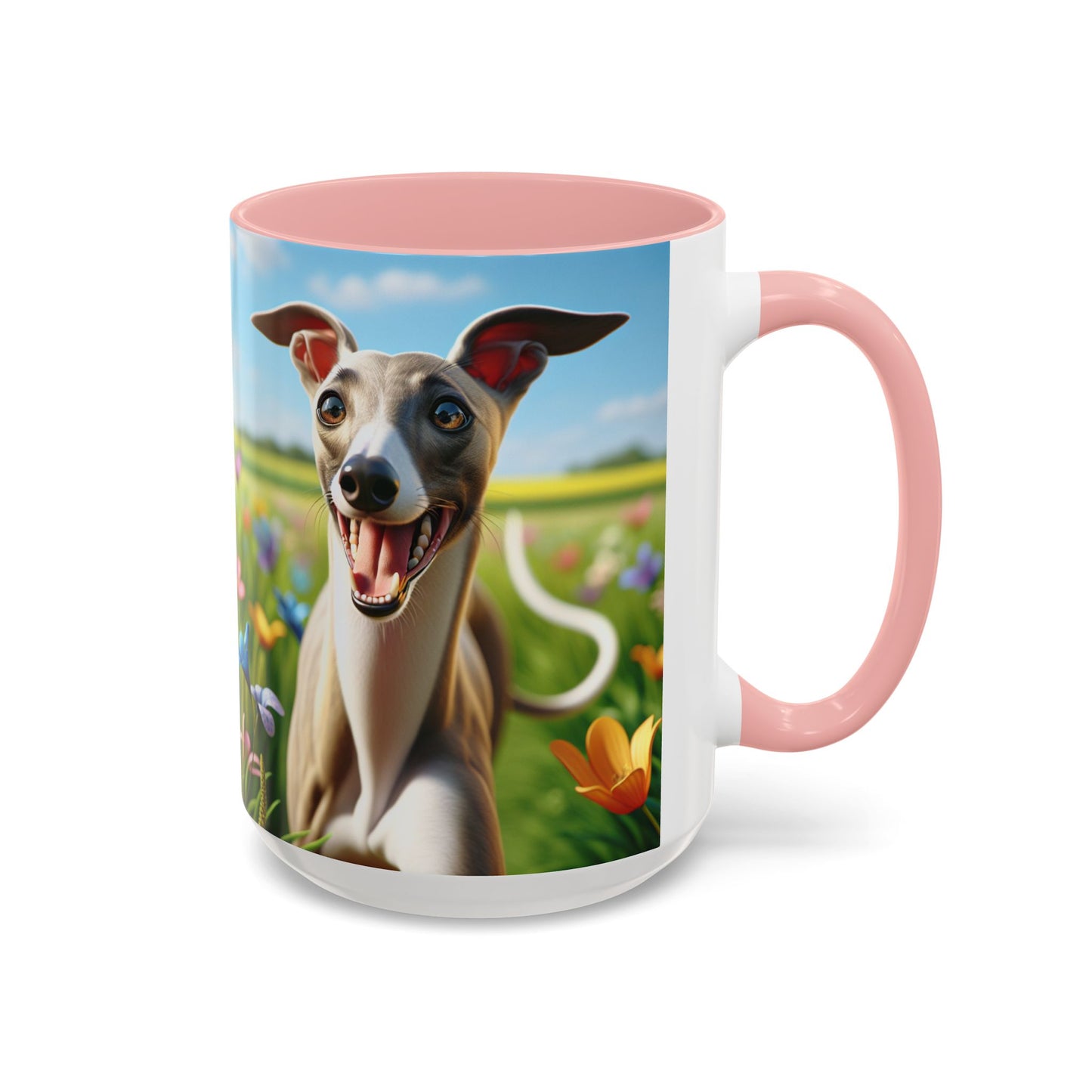 Whippet Accent Coffee Mug - Perfect Gift for Dog Lovers