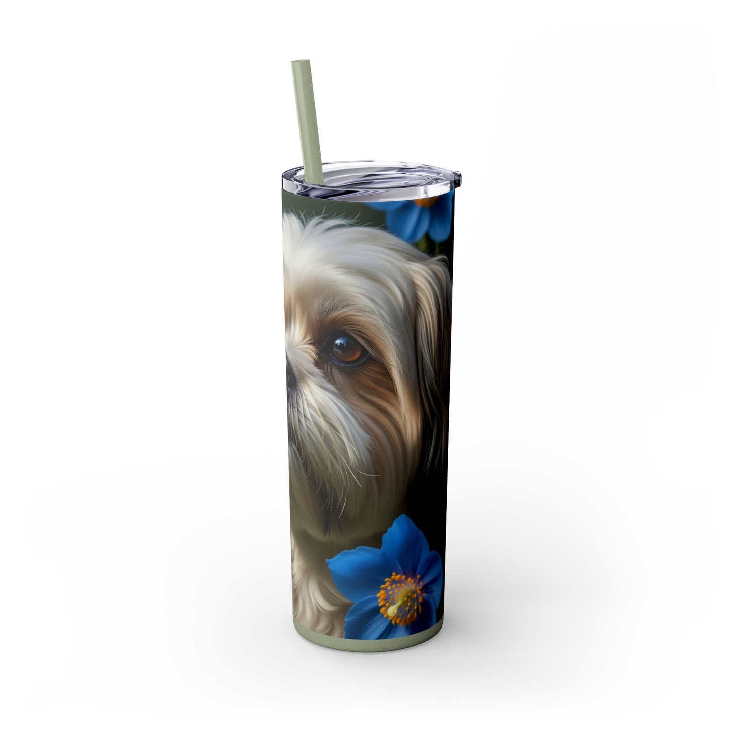 Lhasalier Tumbler with Straw, 20oz