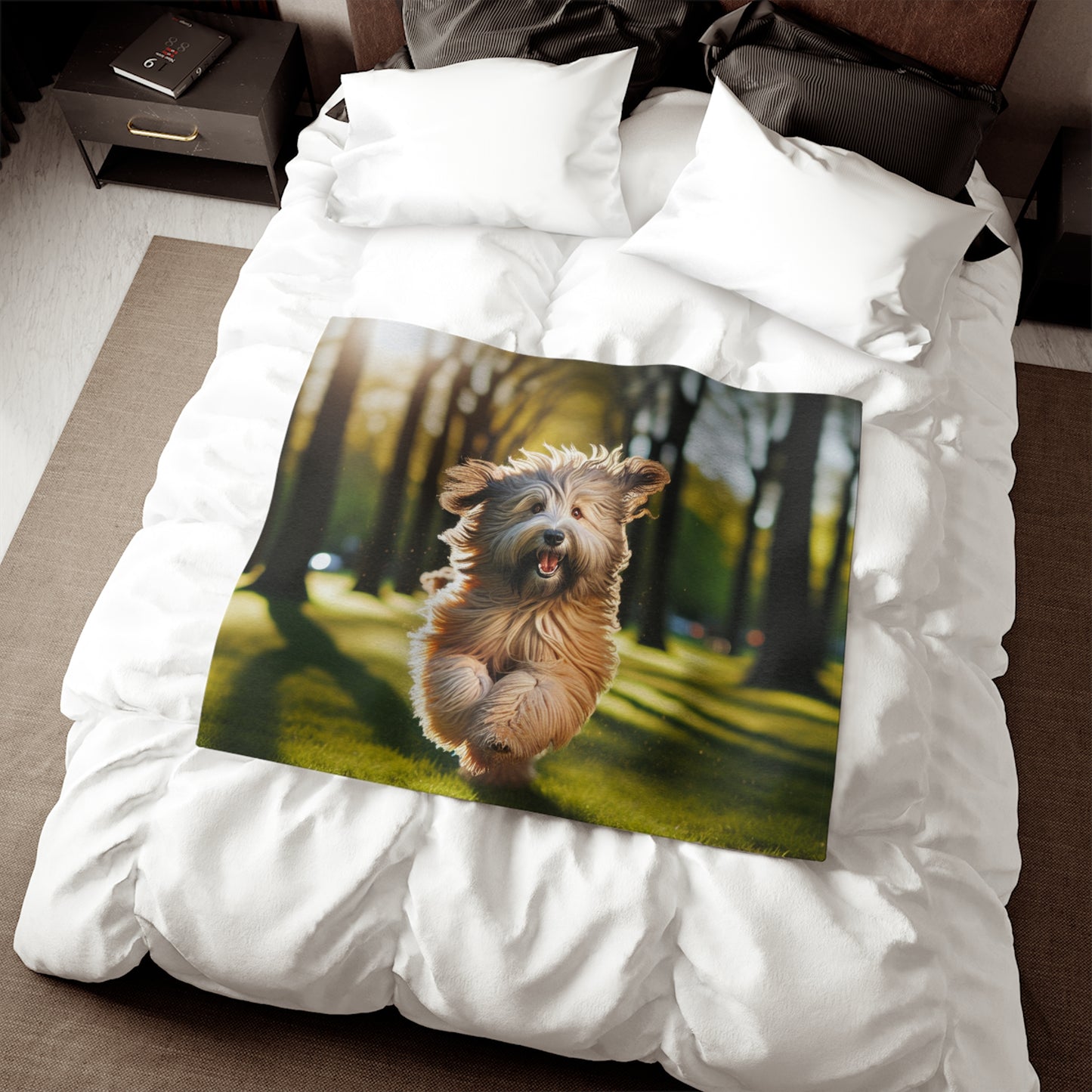 Polish Lowland Sheepdog Sweatshirt Blanket