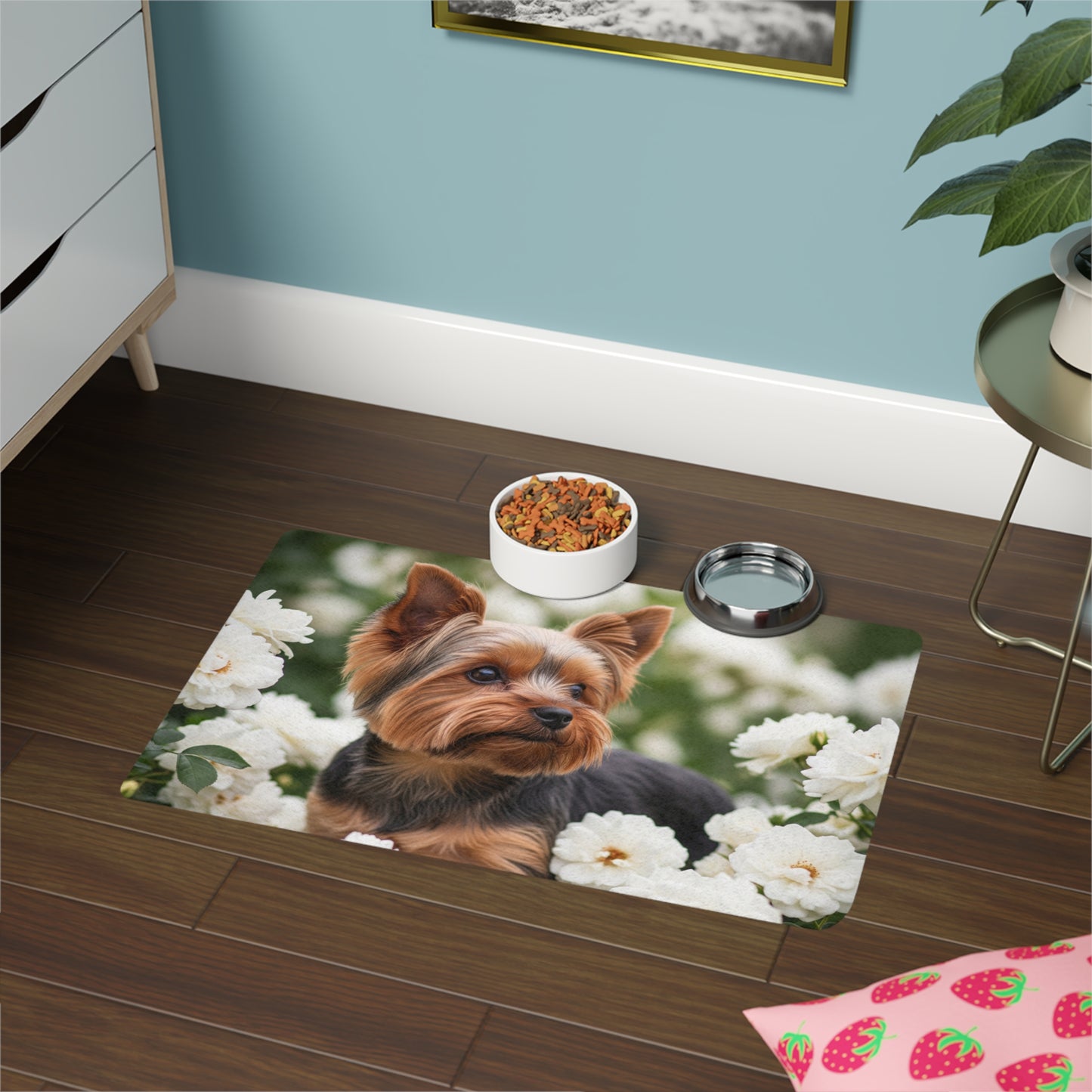 Pet Food Mat (12x18) - Yorkshire Terrier