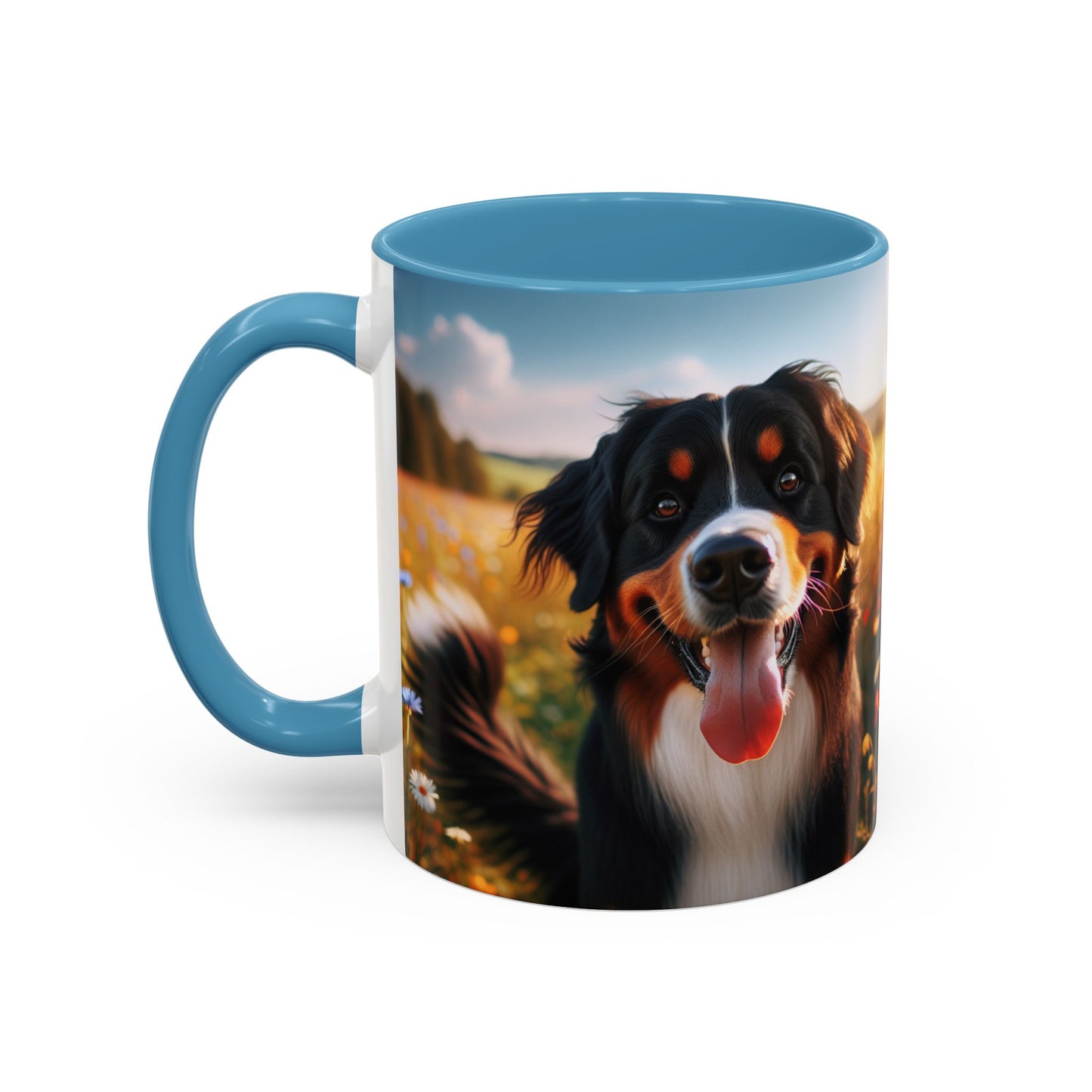 Bernese Mountain Dog Accent Coffee Mug - Perfect Gift for Dog Lovers