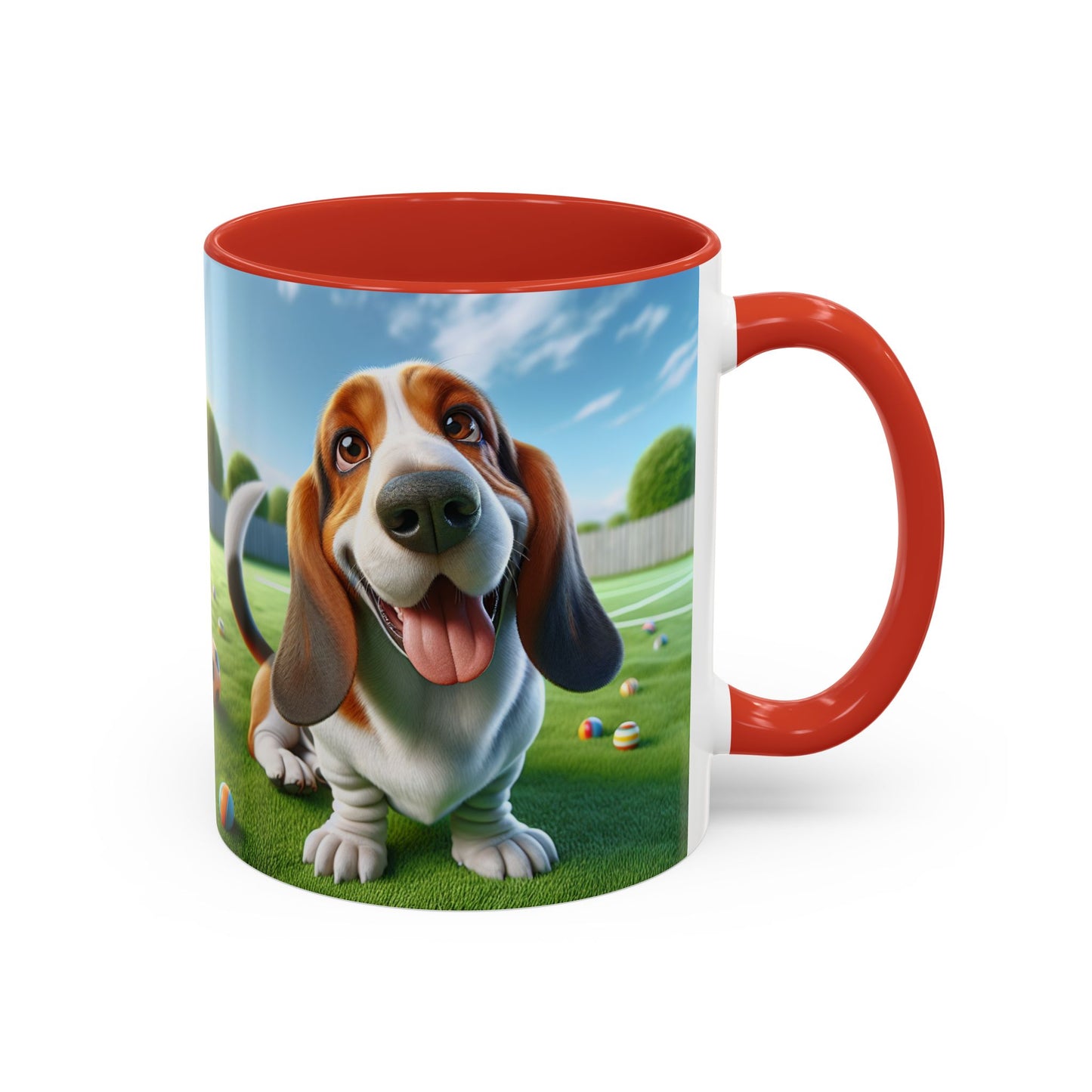 Basset Hound Accent Coffee Mug - Perfect Gift for Dog Lovers